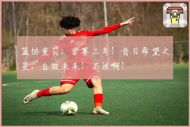 篮协重罚:禁赛三年!昔日希望之星,自毁未来!不该啊!